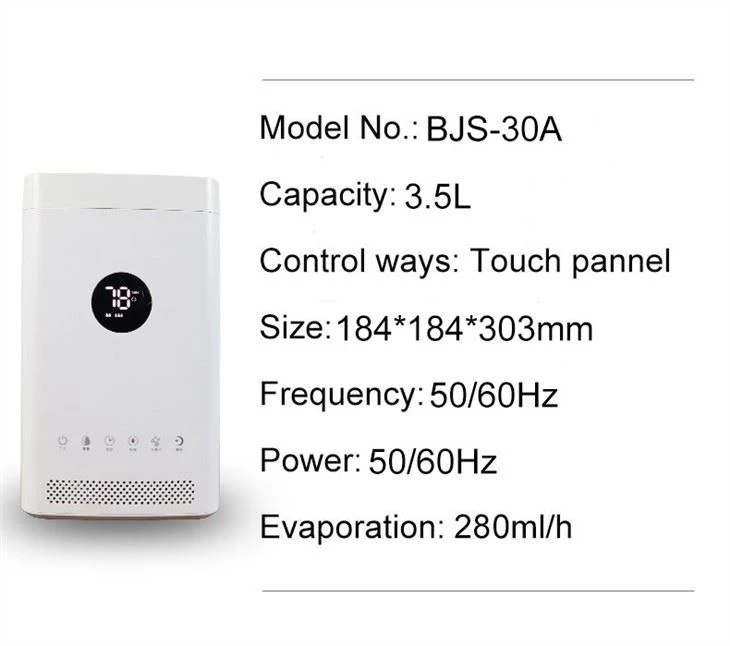 BJS-30A Home Electric Humidifier With Water Tank