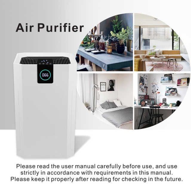 BKJ-80A Household Room Air Purifier With HEPA Filter