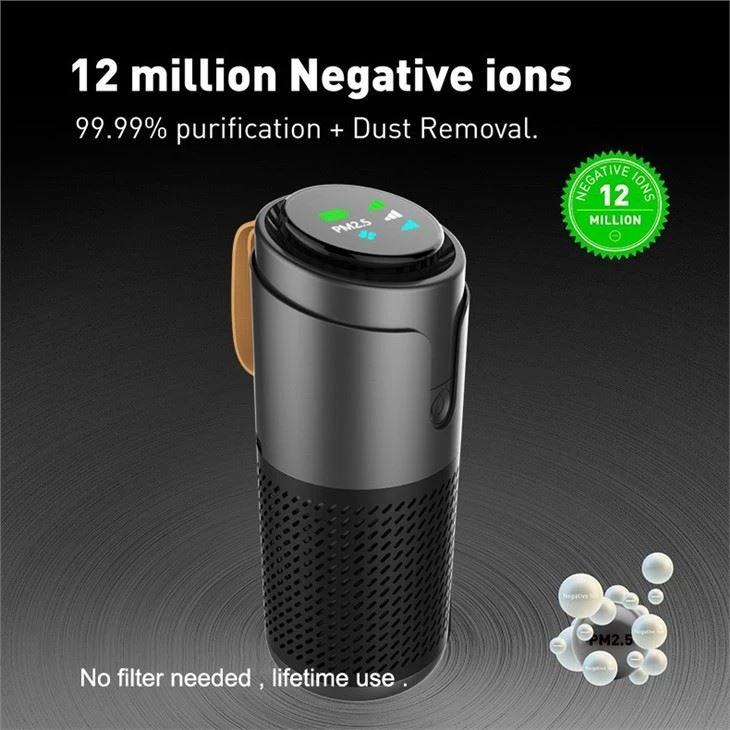 Factory Supply Fresh Negative Ion Car Air Purifier