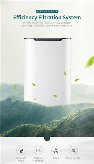 BKJ-215 Pembersih Udara Pintar Rumah Dengan Penderia Habuk